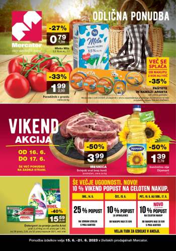 Mercator katalog - 15.6.2023 - 21.6.2023.