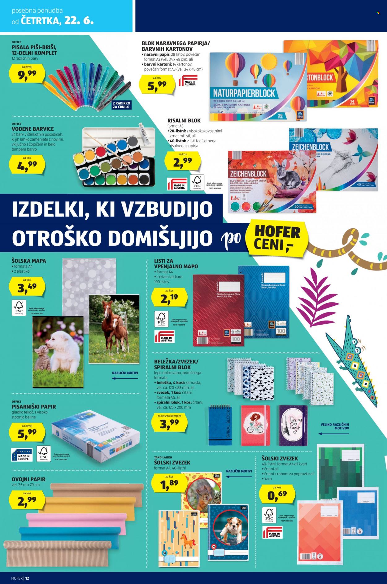 Hofer katalog - 15.6.2023 - 24.6.2023. Stran 12
