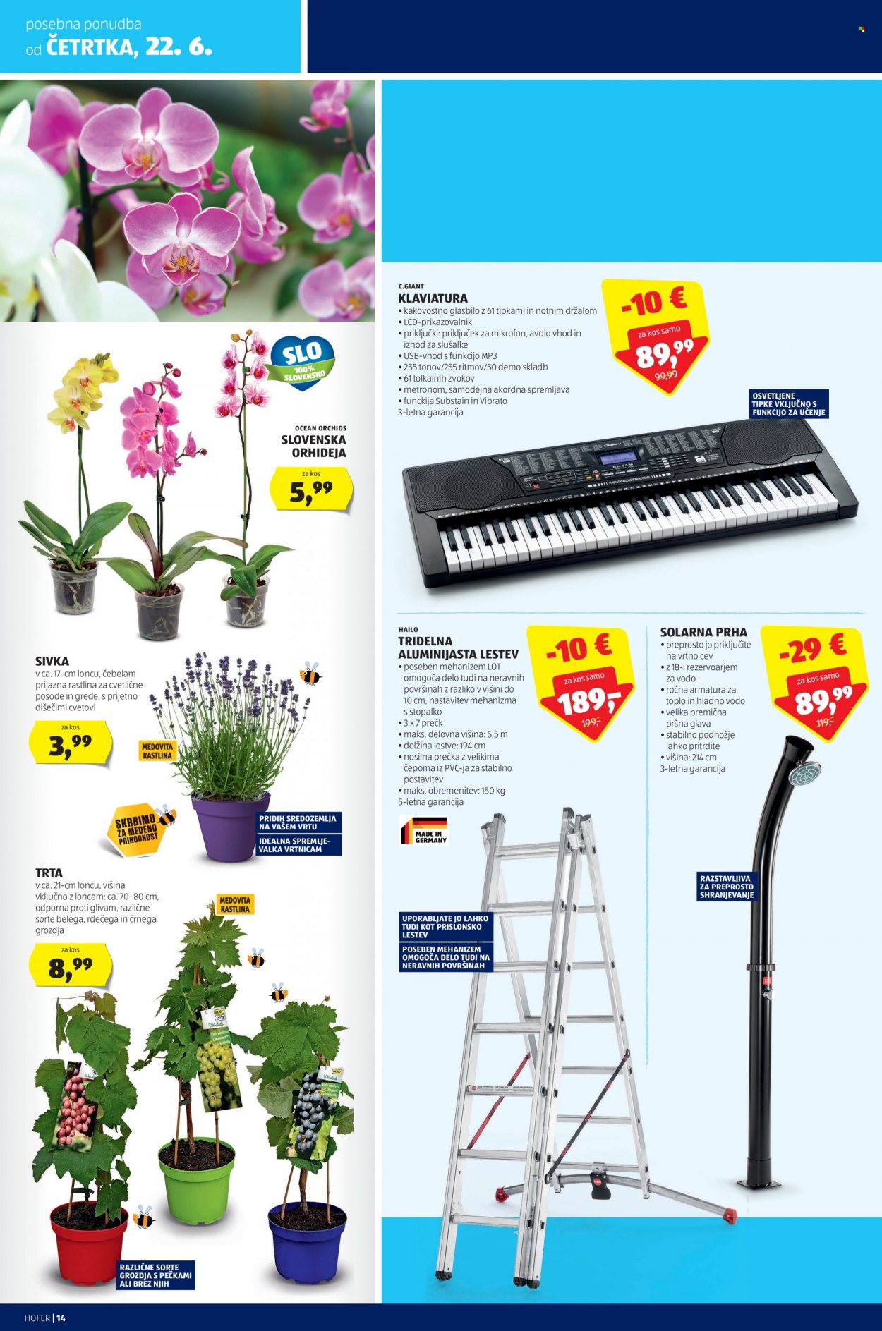Hofer katalog - 15.6.2023 - 24.6.2023. Stran 14
