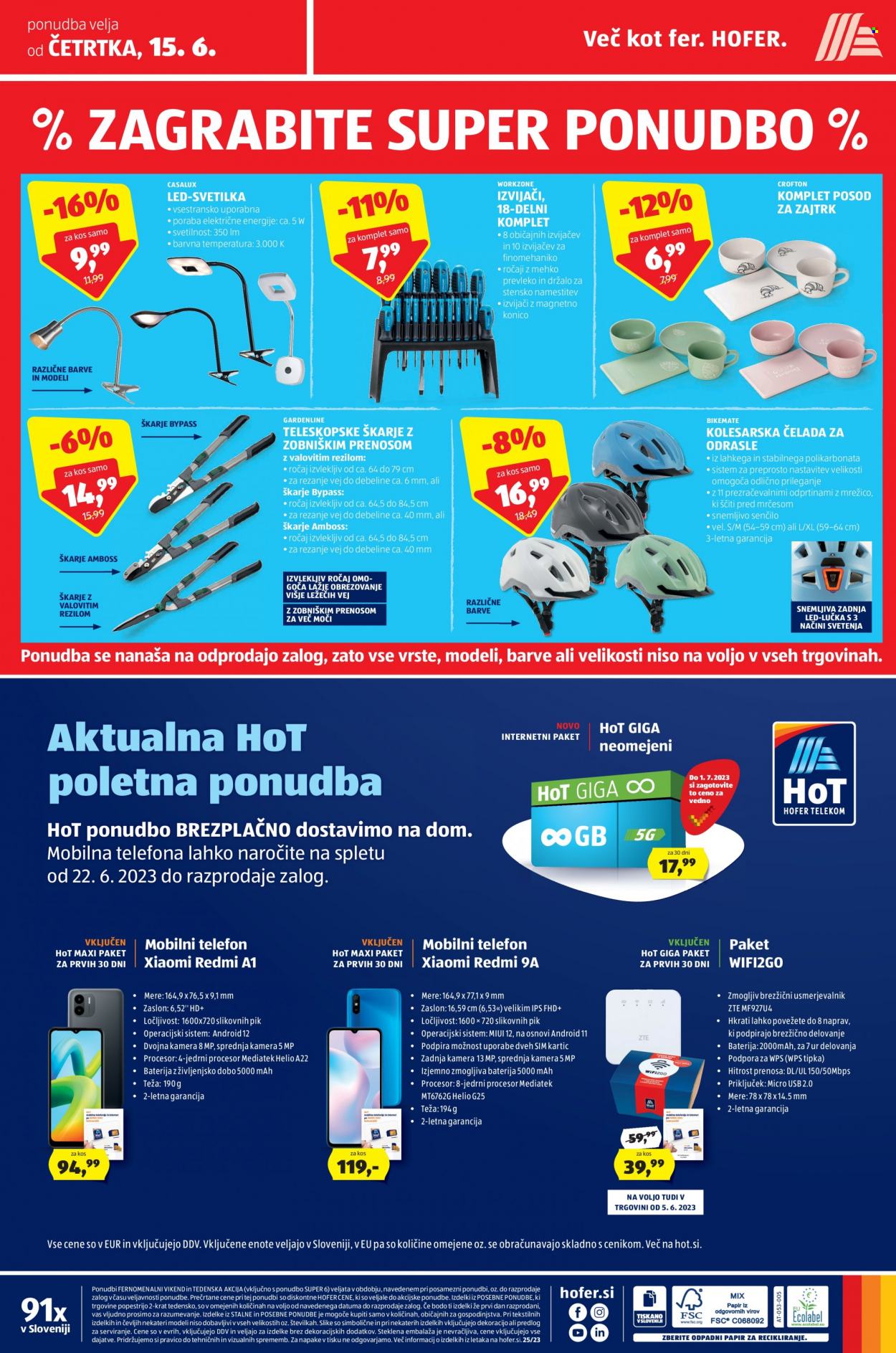 Hofer katalog - 15.6.2023 - 24.6.2023. Stran 16