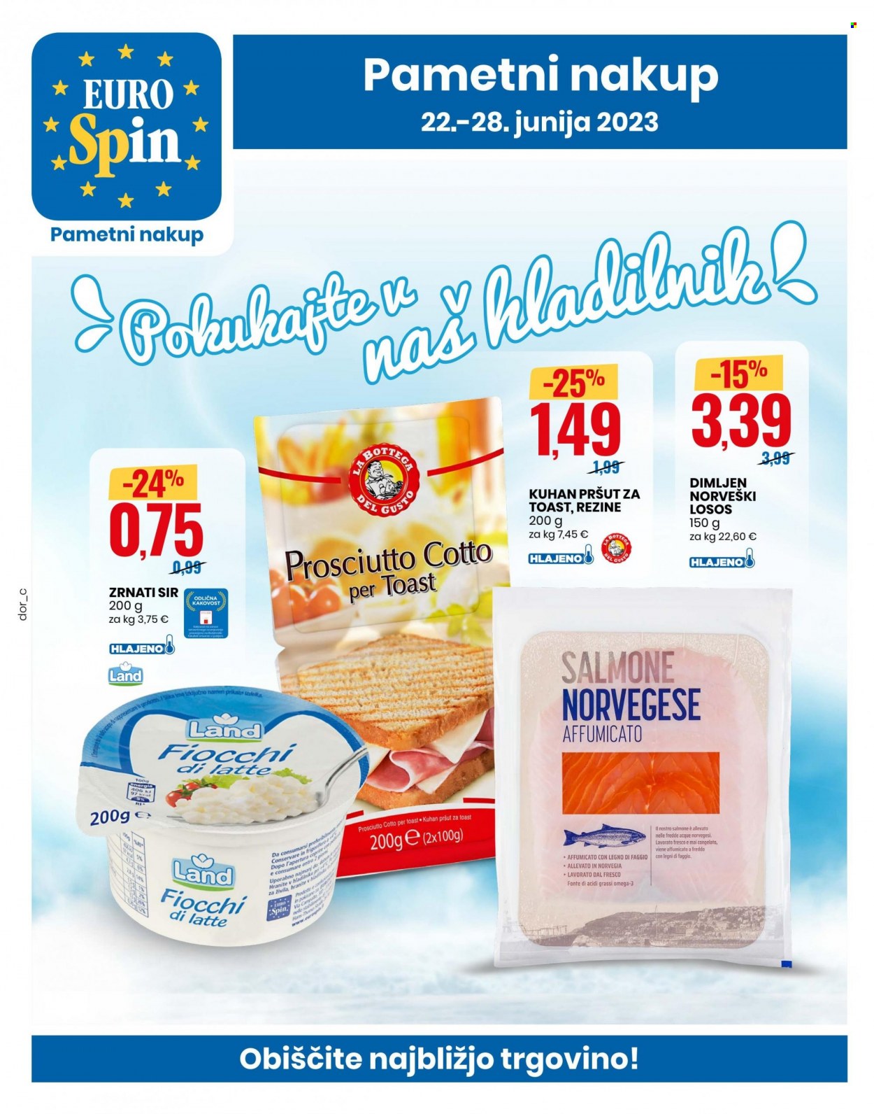 EuroSpin katalog - 22.6.2023 - 28.6.2023. Stran 1