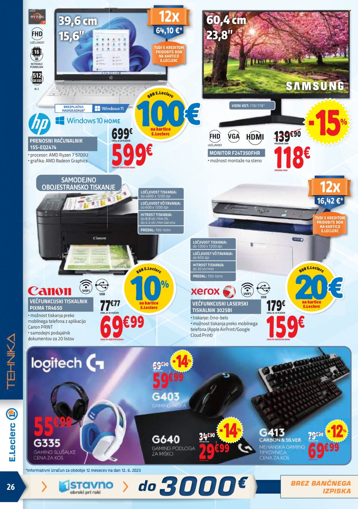 E.Leclerc katalog - 21.6.2023 - 1.7.2023. Stran 26