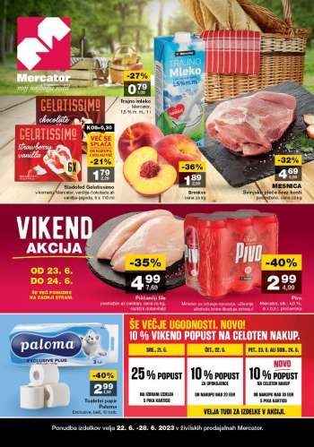 Mercator katalog - 22.6.2023 - 28.6.2023.