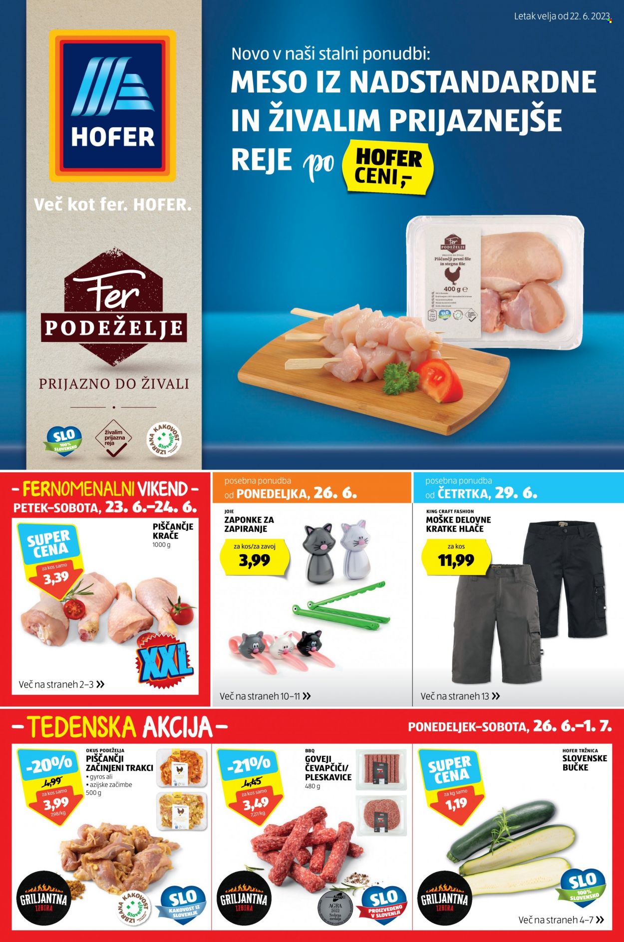Hofer katalog - 22.6.2023 - 1.7.2023. Stran 1