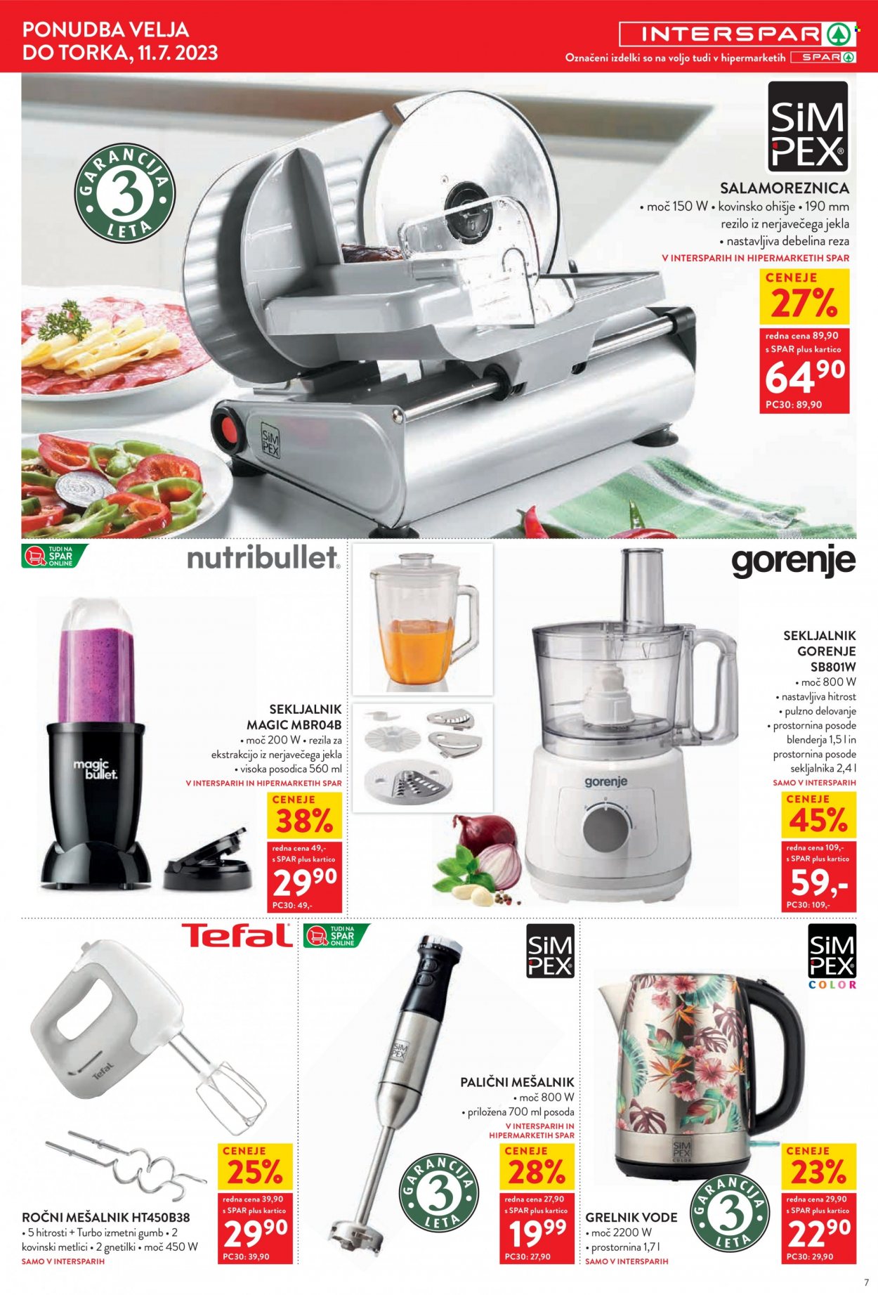 INTERSPAR katalog - 28.6.2023 - 11.7.2023. Stran 7
