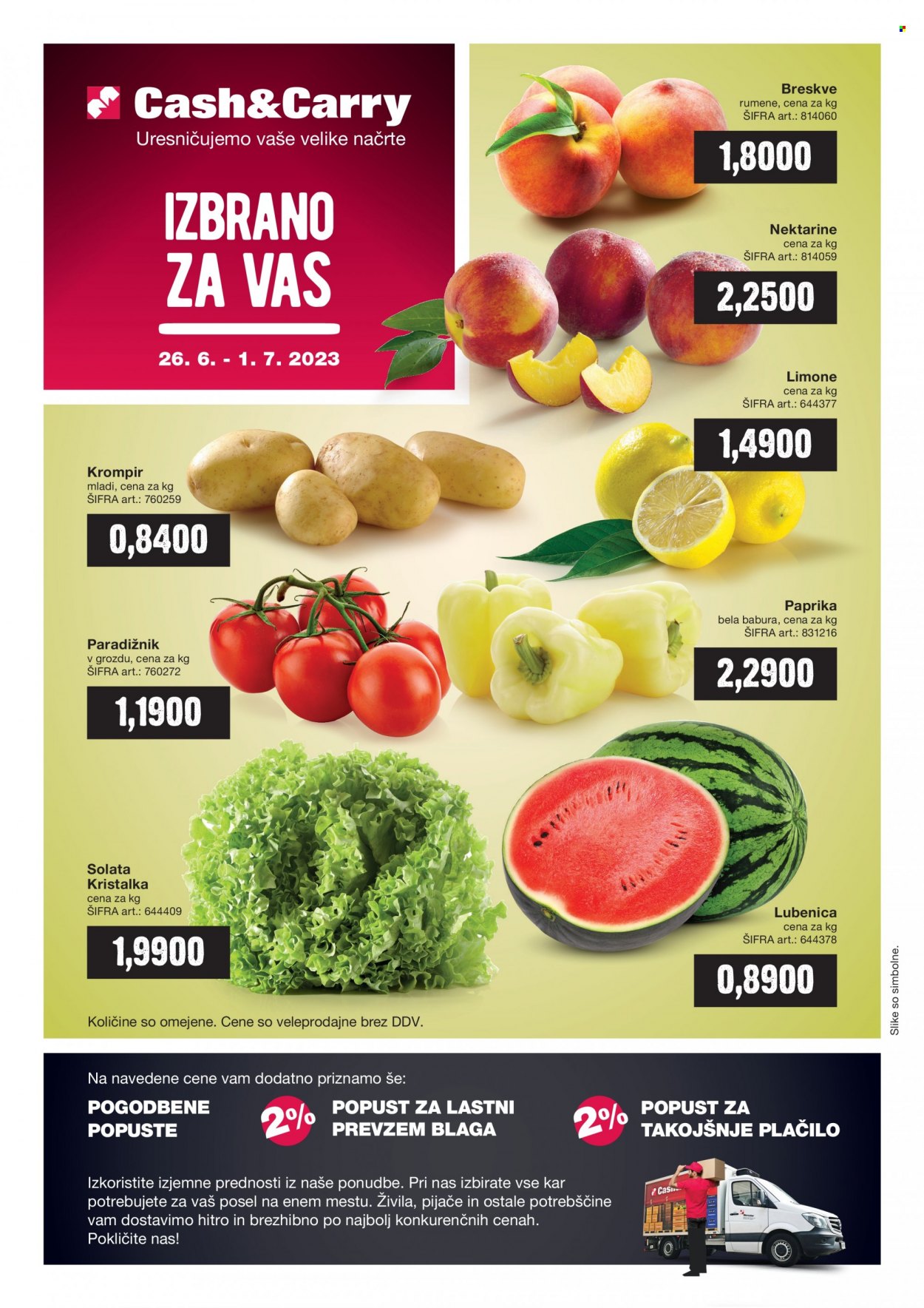 Mercator Cash & Carry katalog - 26.6.2023 - 1.7.2023. Stran 1