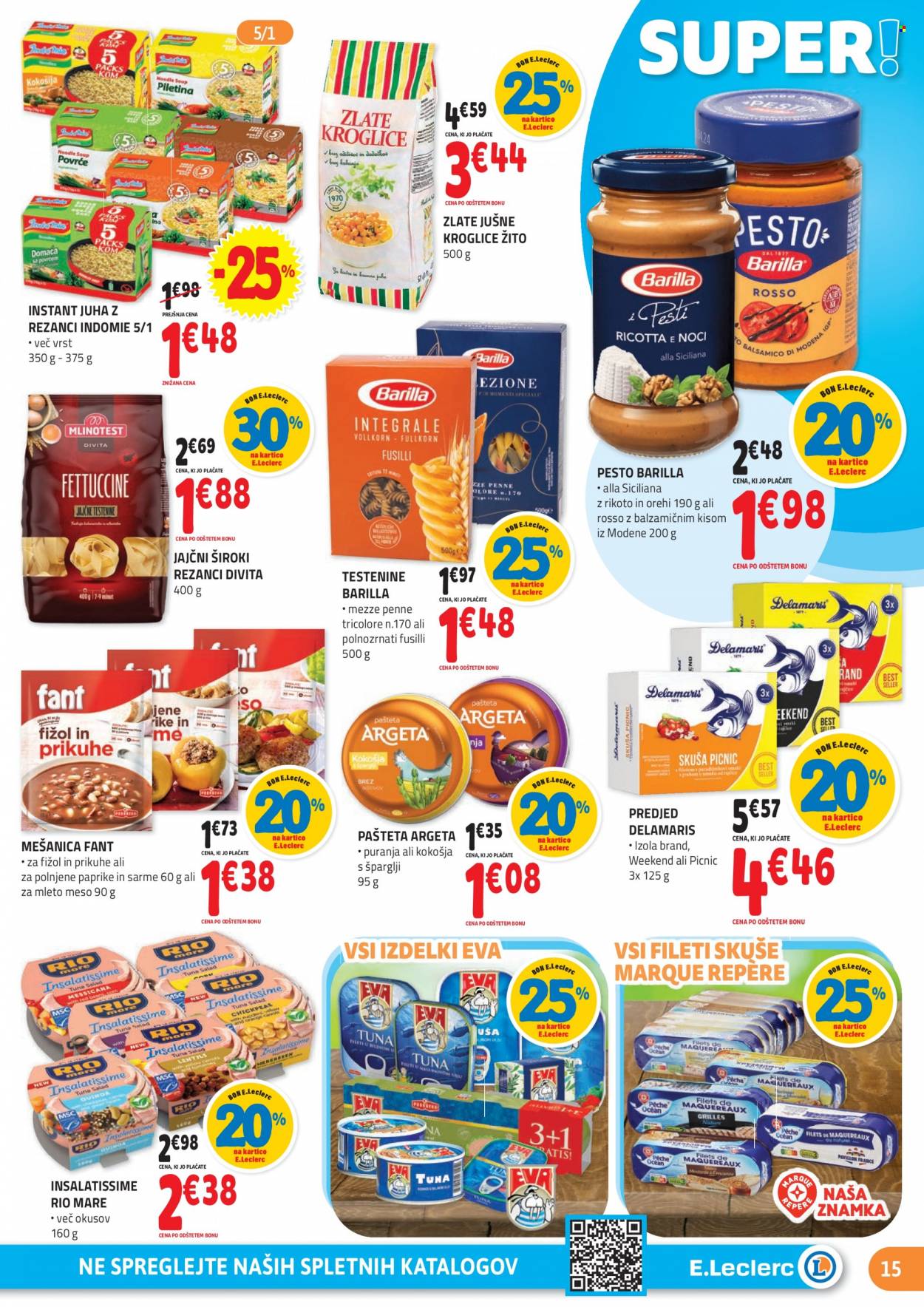 E.Leclerc katalog - 28.6.2023 - 8.7.2023. Stran 15