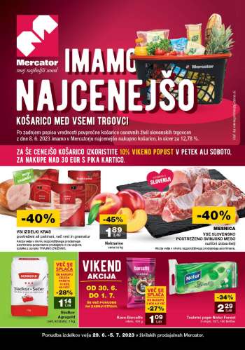 Mercator katalog - 29.6.2023 - 5.7.2023.