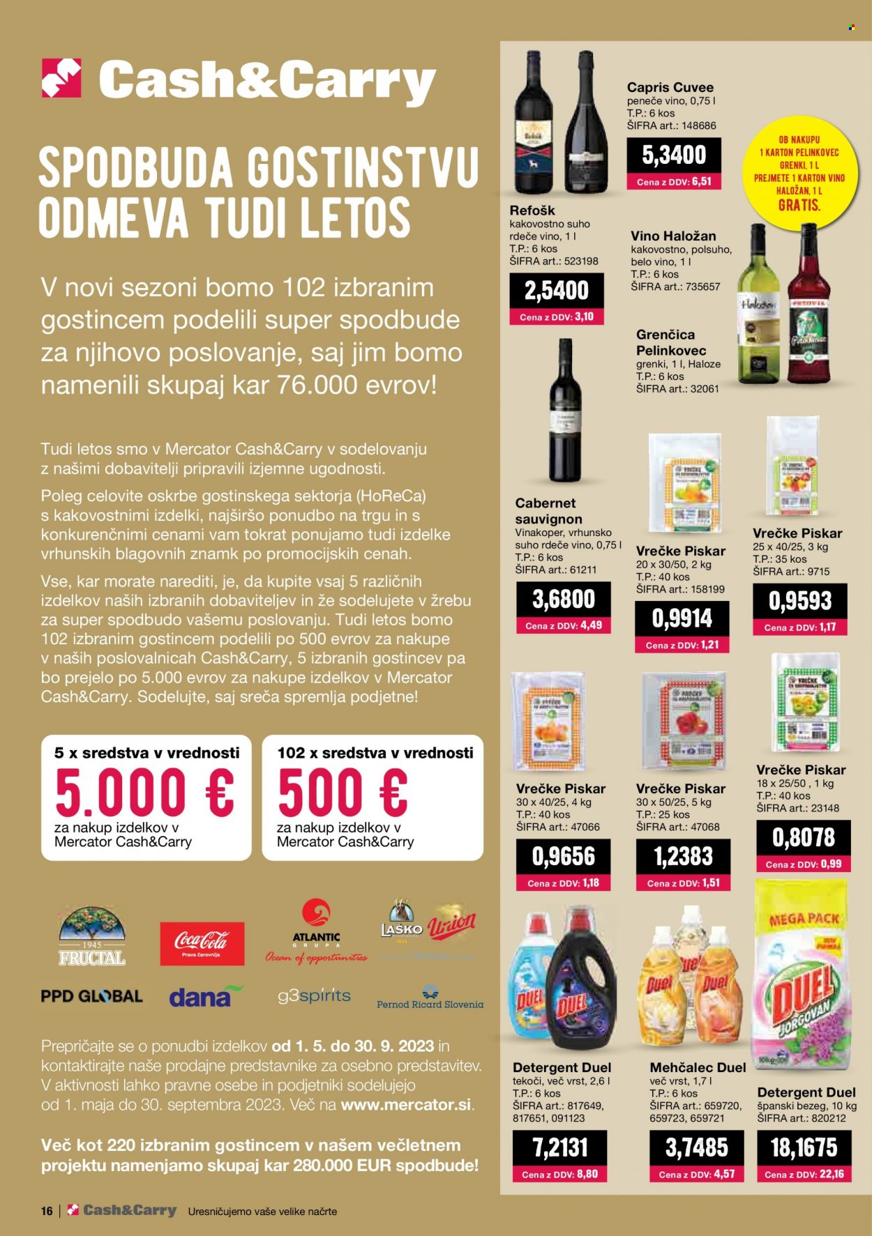 Mercator Cash & Carry katalog - 1.7.2023 - 31.7.2023. Stran 16