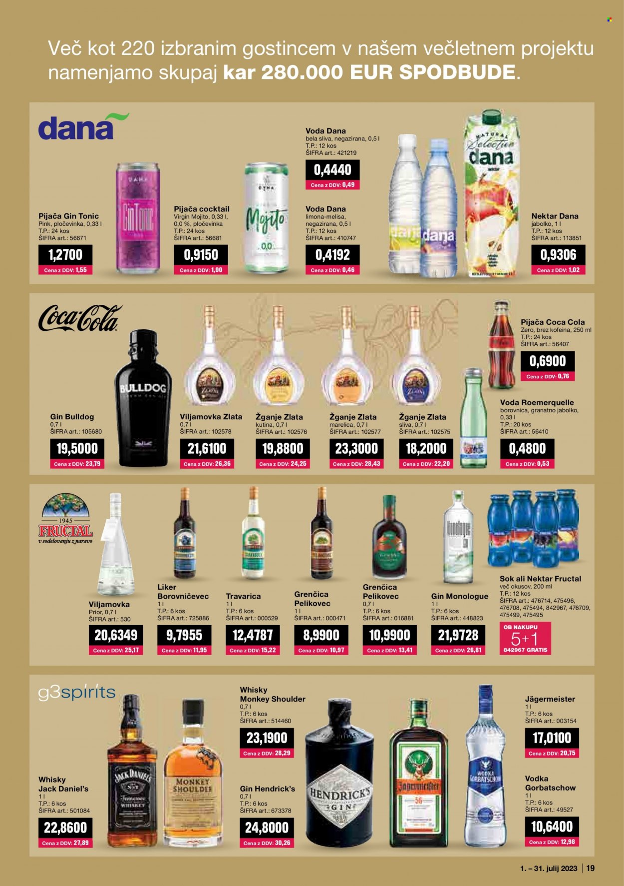 Mercator Cash & Carry katalog - 1.7.2023 - 31.7.2023. Stran 19