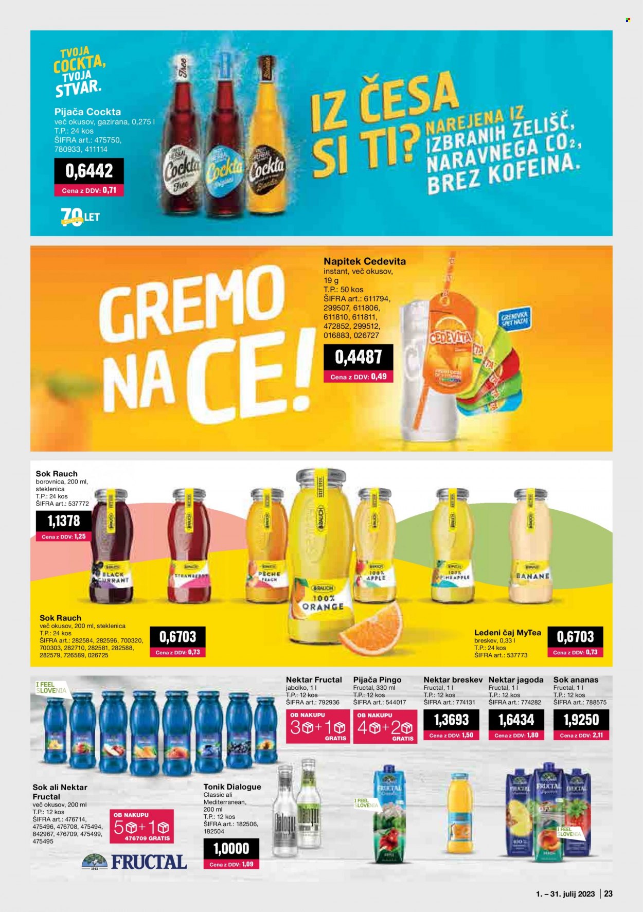 Mercator Cash & Carry katalog - 1.7.2023 - 31.7.2023. Stran 23