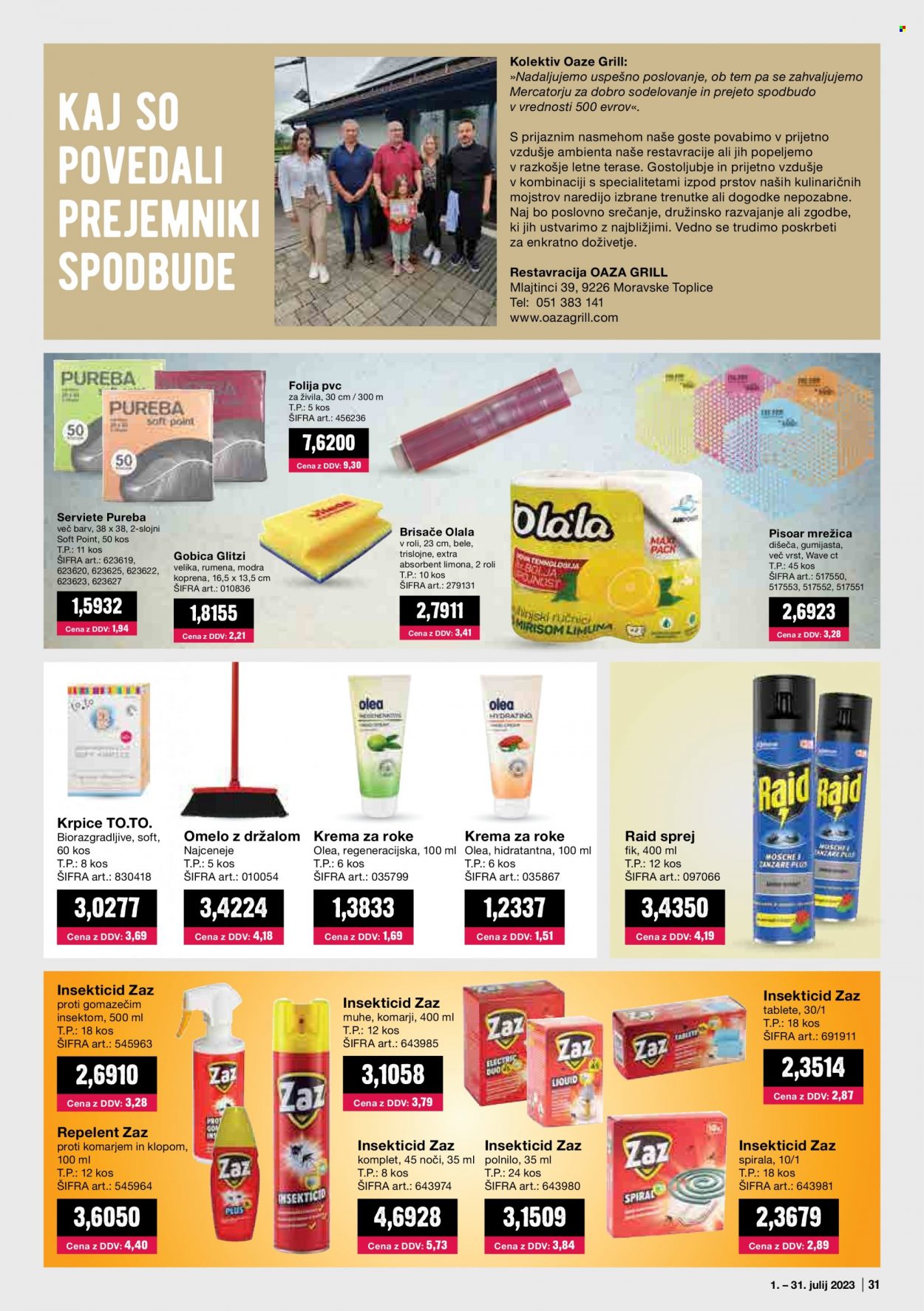Mercator Cash & Carry katalog - 1.7.2023 - 31.7.2023. Stran 31