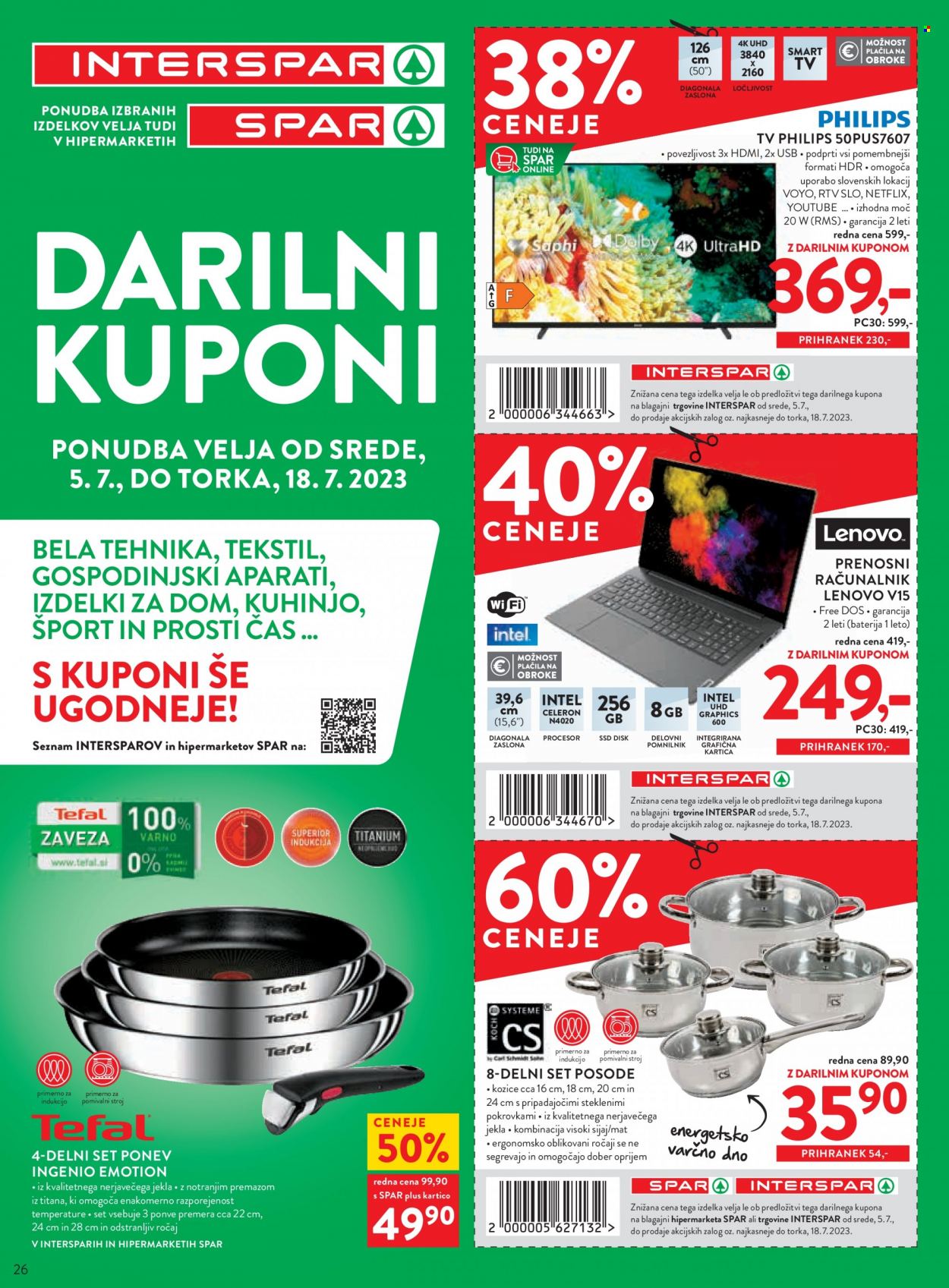 SPAR katalog - 5.7.2023 - 18.7.2023. Stran 30