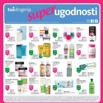 Tuš Drogeria katalog - 5.7.2023 - 15.7.2023.