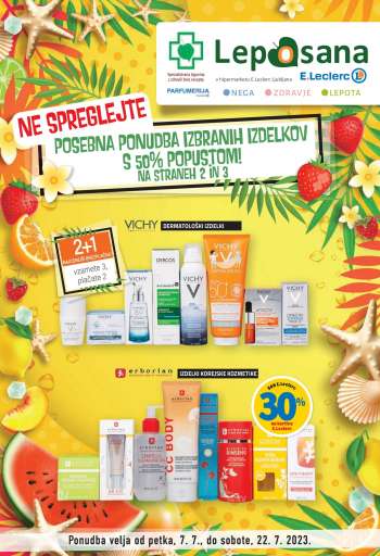 E.Leclerc katalog - 7.7.2023 - 22.7.2023.