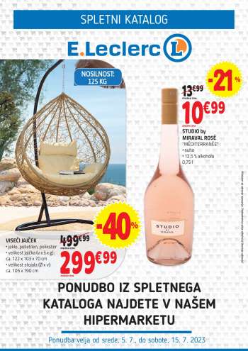 E.Leclerc katalog - 5.7.2023 - 15.7.2023.