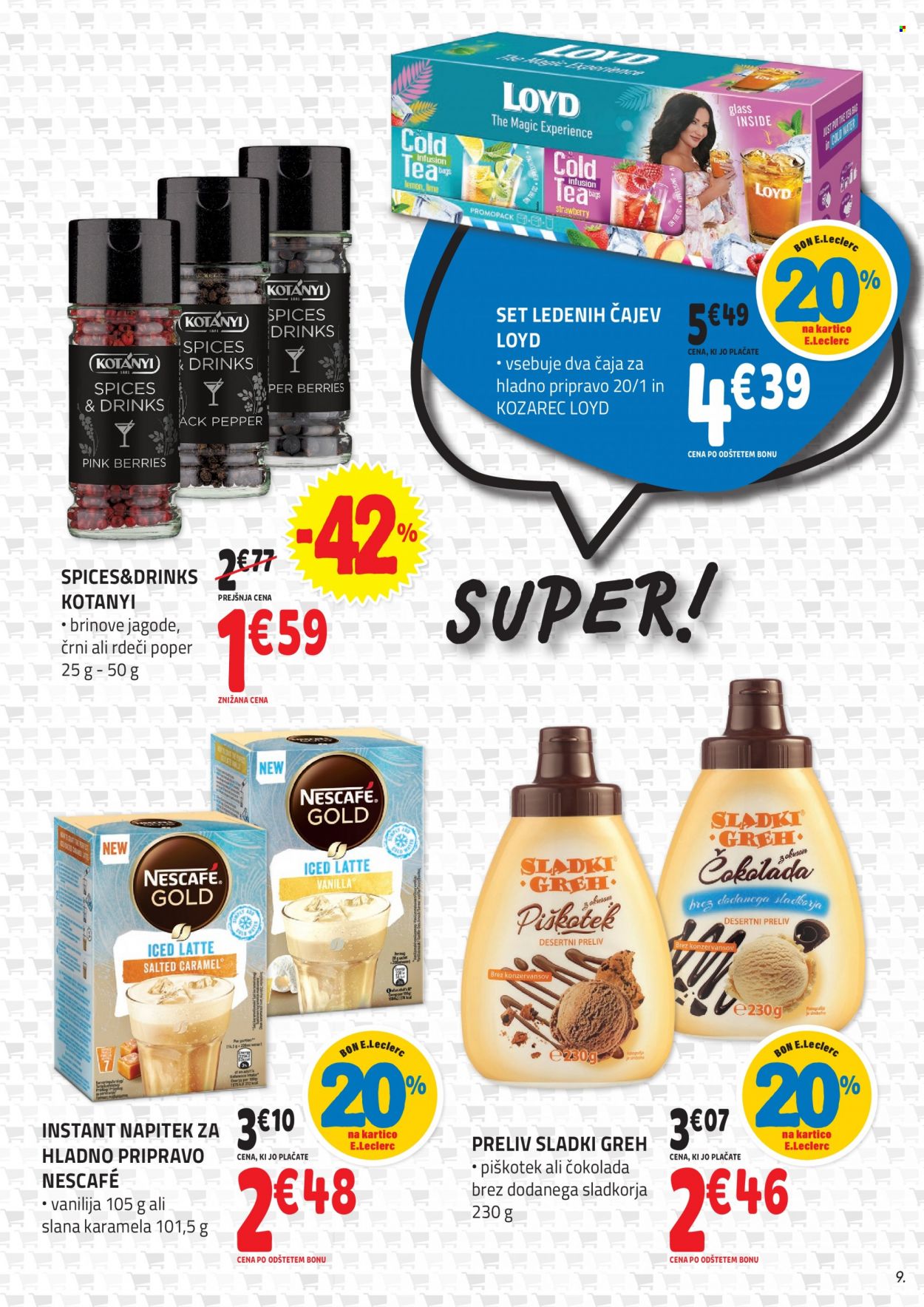 E.Leclerc katalog - 5.7.2023 - 15.7.2023. Stran 9