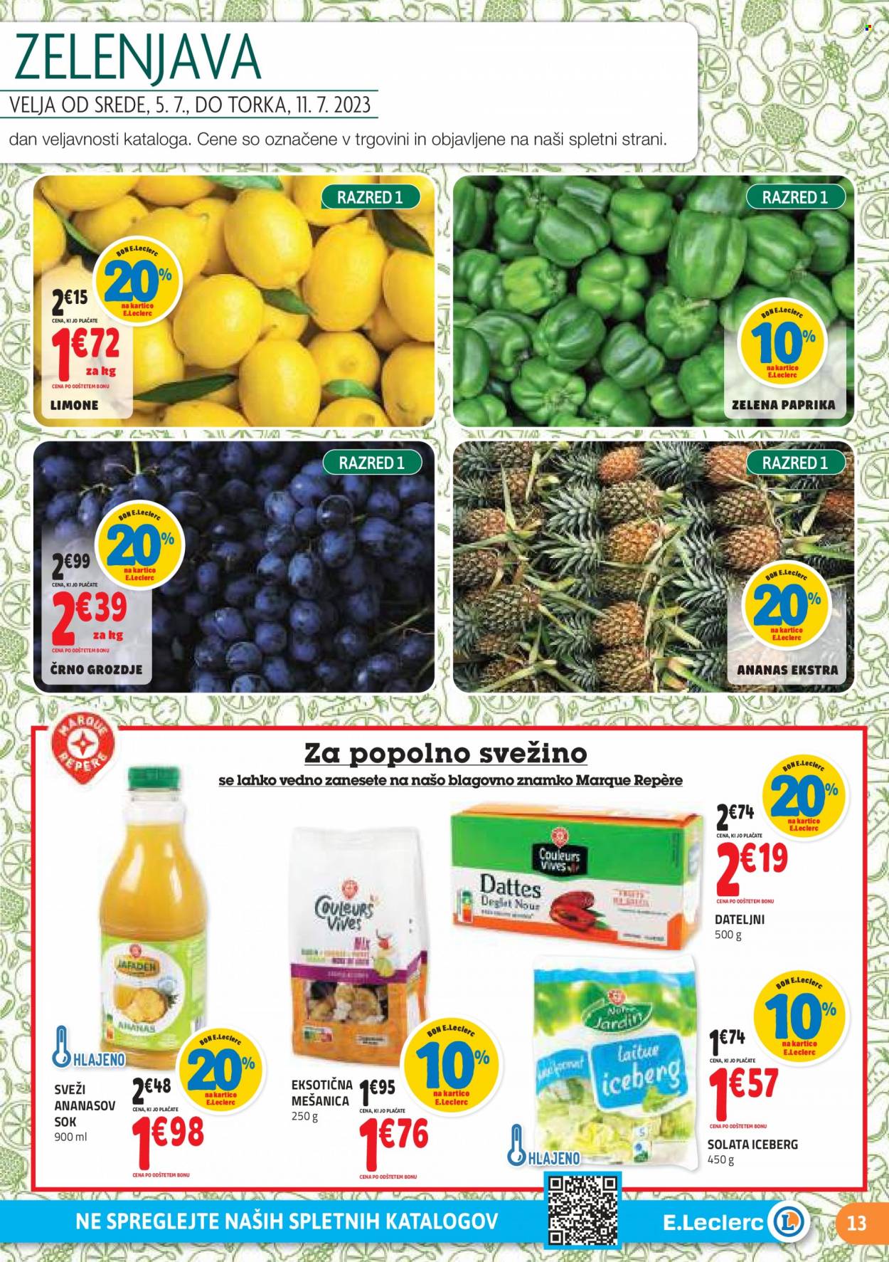 E.Leclerc katalog - 5.7.2023 - 15.7.2023. Stran 13