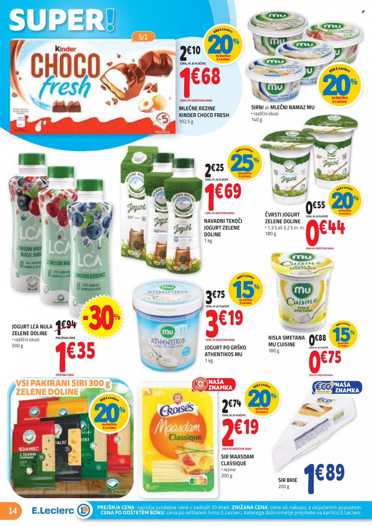 E.Leclerc katalog - 5.7.2023 - 15.7.2023. Stran 14