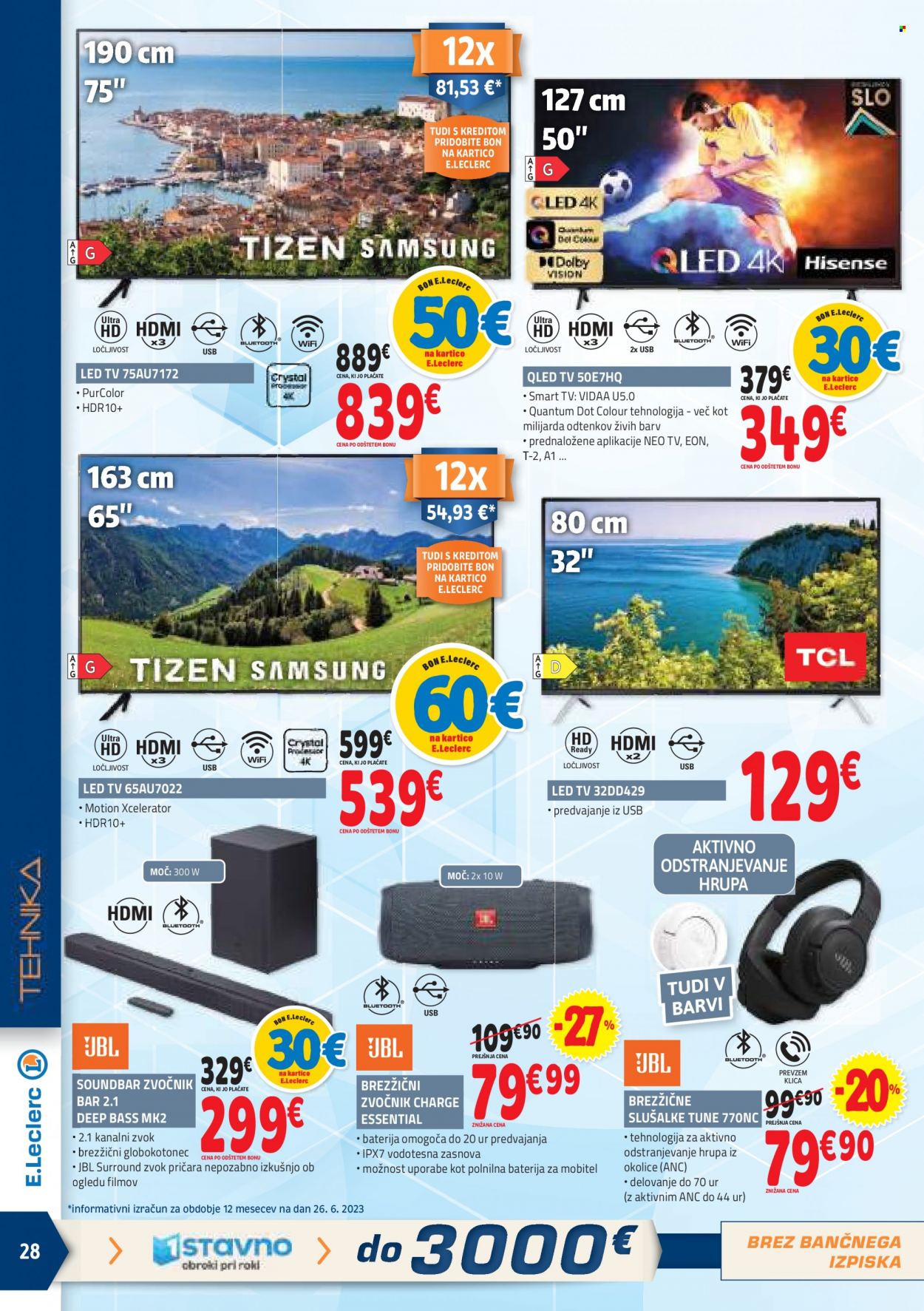 E.Leclerc katalog - 5.7.2023 - 15.7.2023. Stran 28