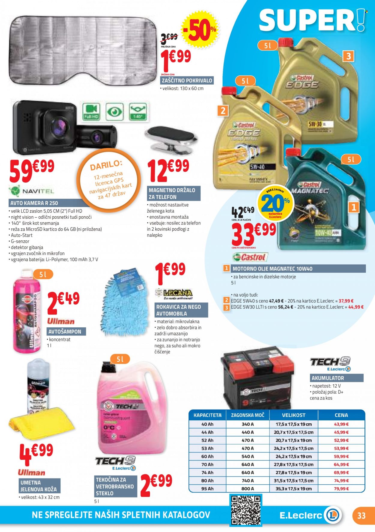 E.Leclerc katalog - 5.7.2023 - 15.7.2023. Stran 33