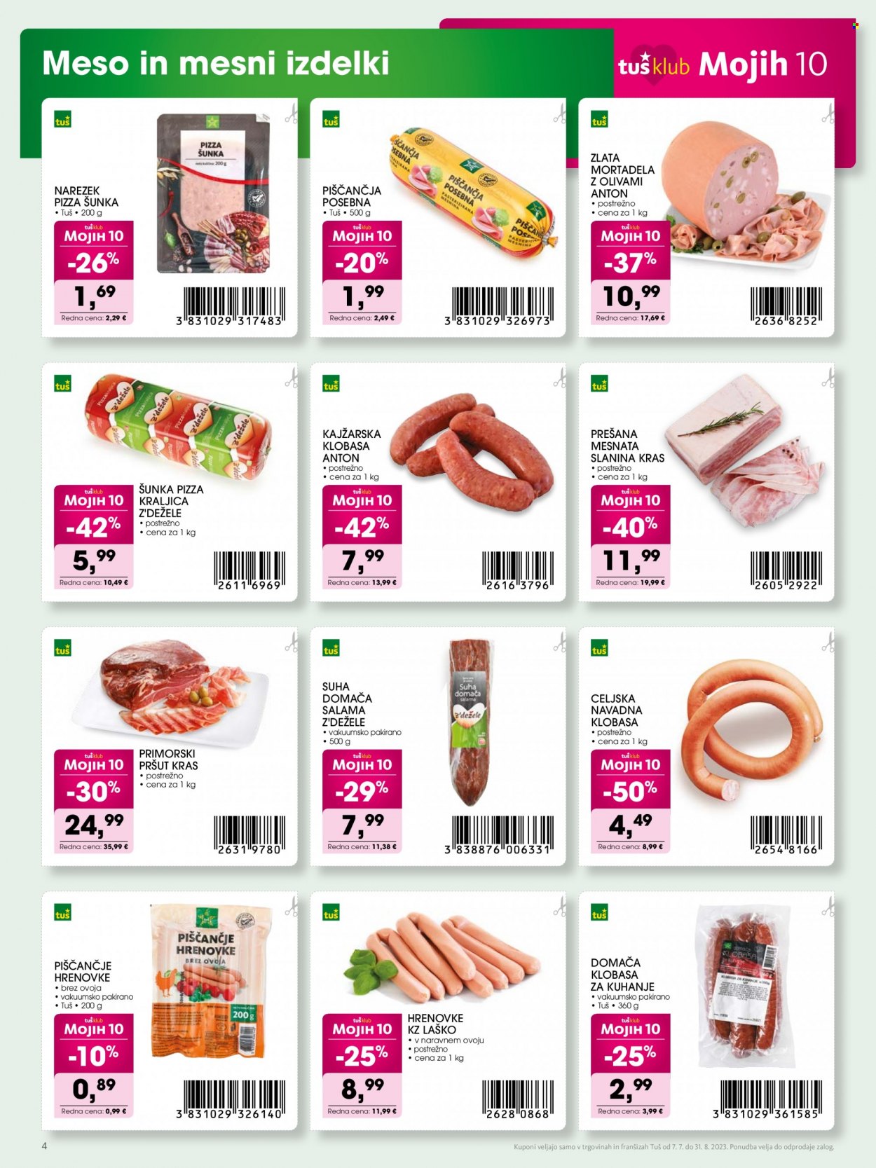 Tuš katalog - 7.7.2023 - 31.8.2023. Stran 4