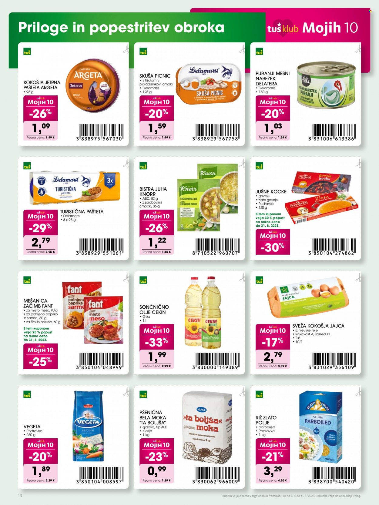 Tuš katalog - 7.7.2023 - 31.8.2023. Stran 14