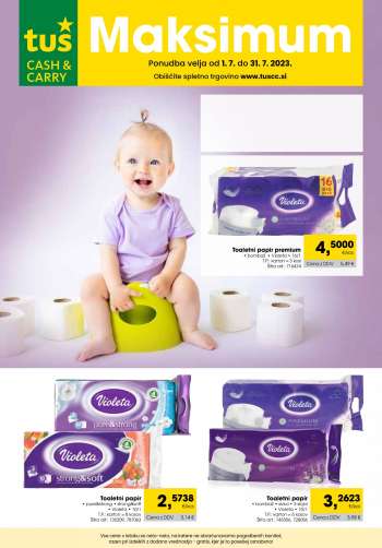 Tuš Cash & Carry katalog - 1.7.2023 - 31.7.2023.