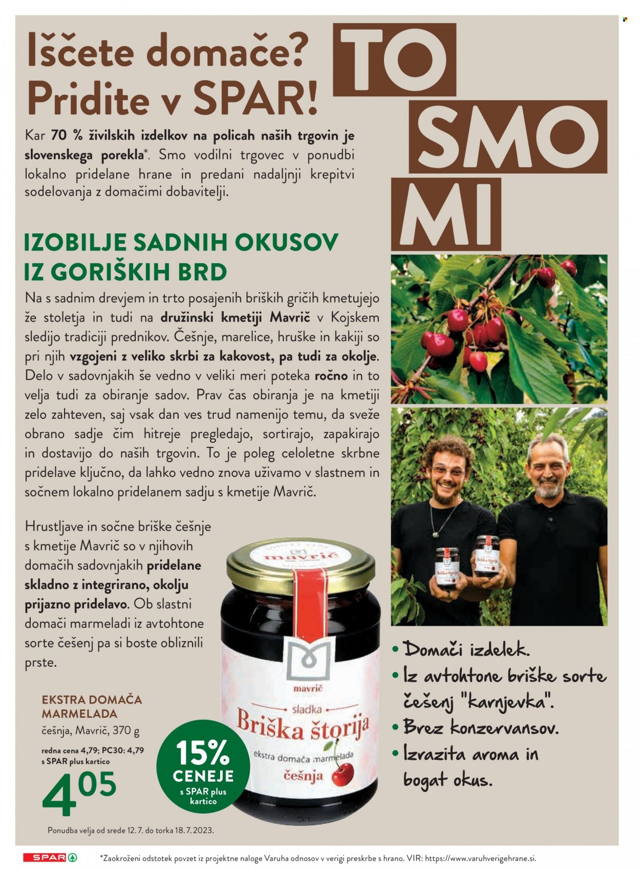 SPAR katalog - 12.7.2023 - 25.7.2023. Stran 18