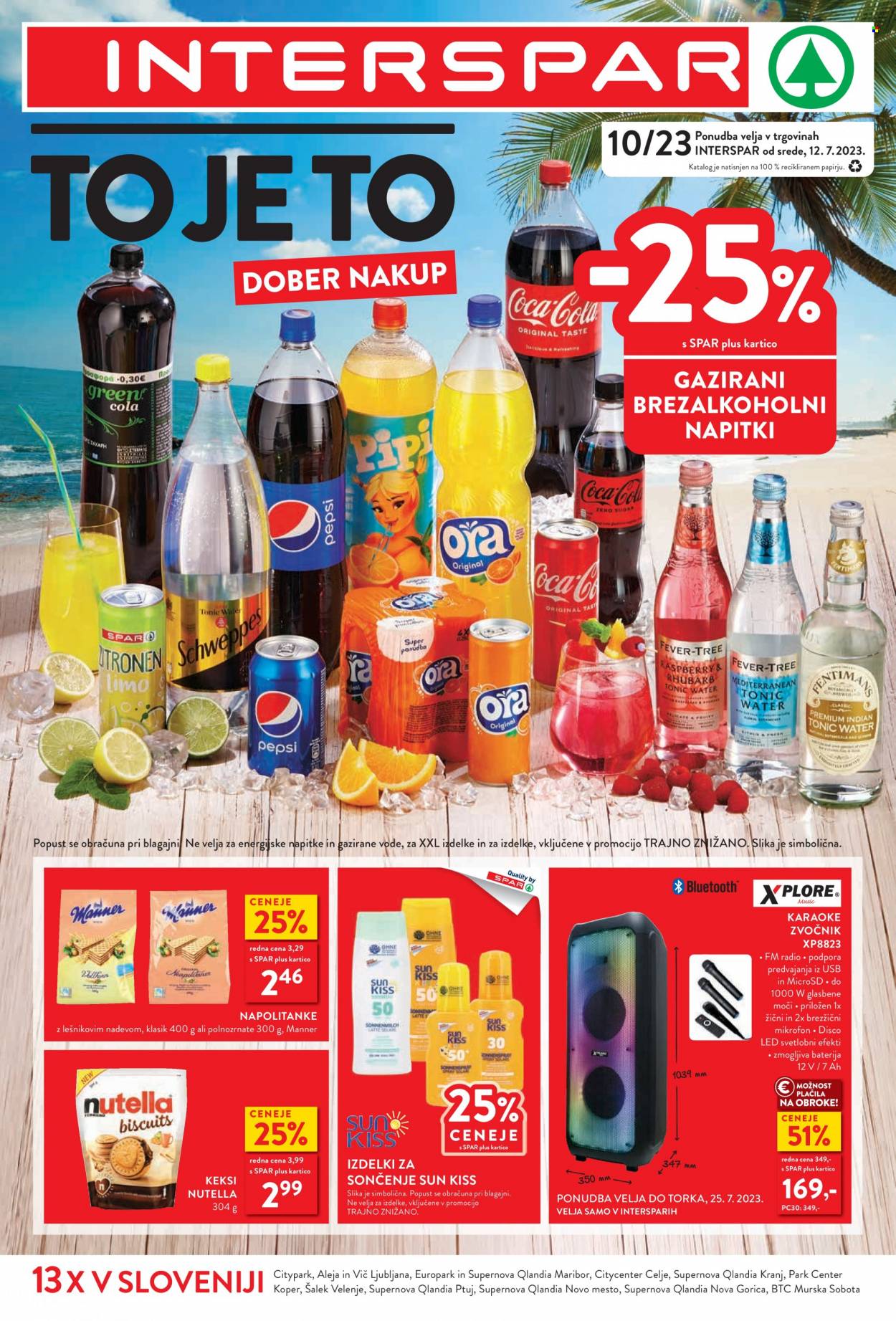 INTERSPAR katalog - 12.7.2023 - 25.7.2023. Stran 1