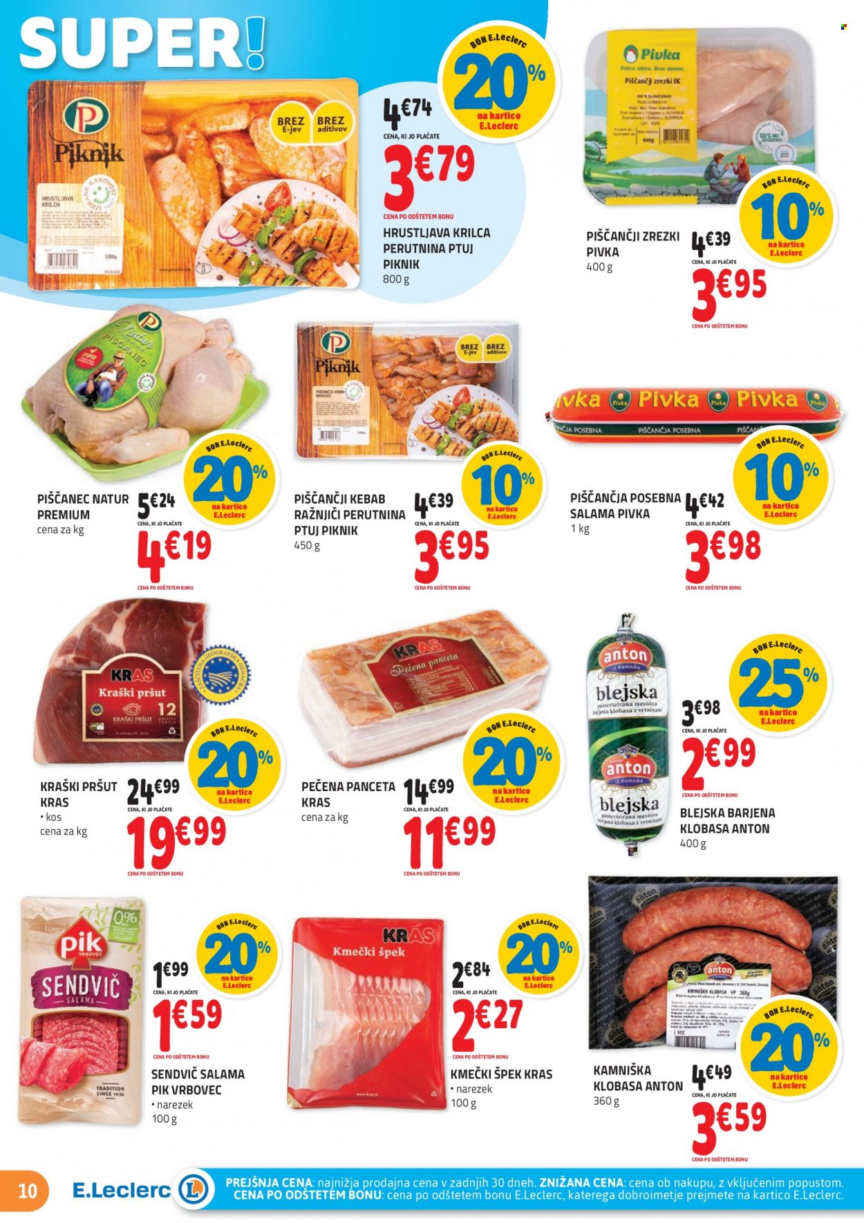 E.Leclerc katalog - 12.7.2023 - 22.7.2023. Stran 10