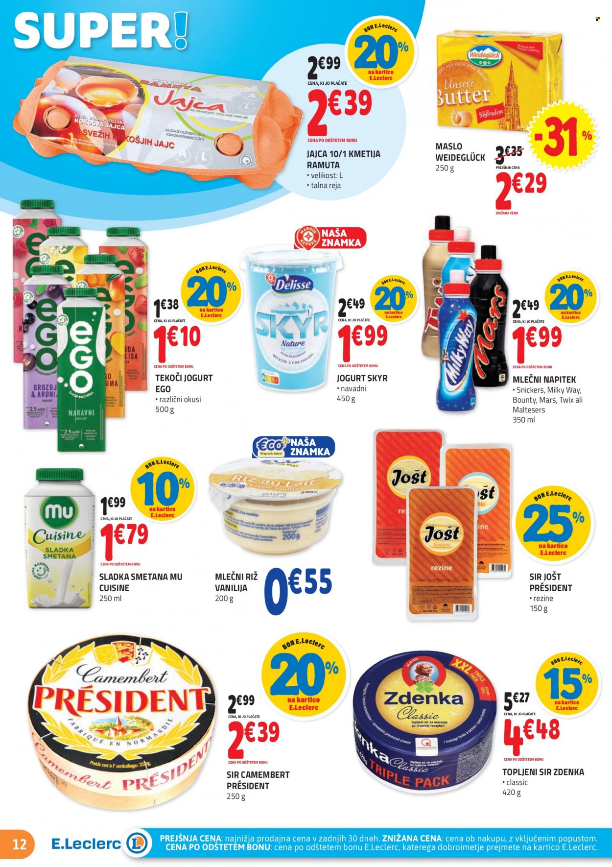 E.Leclerc katalog - 12.7.2023 - 22.7.2023. Stran 12