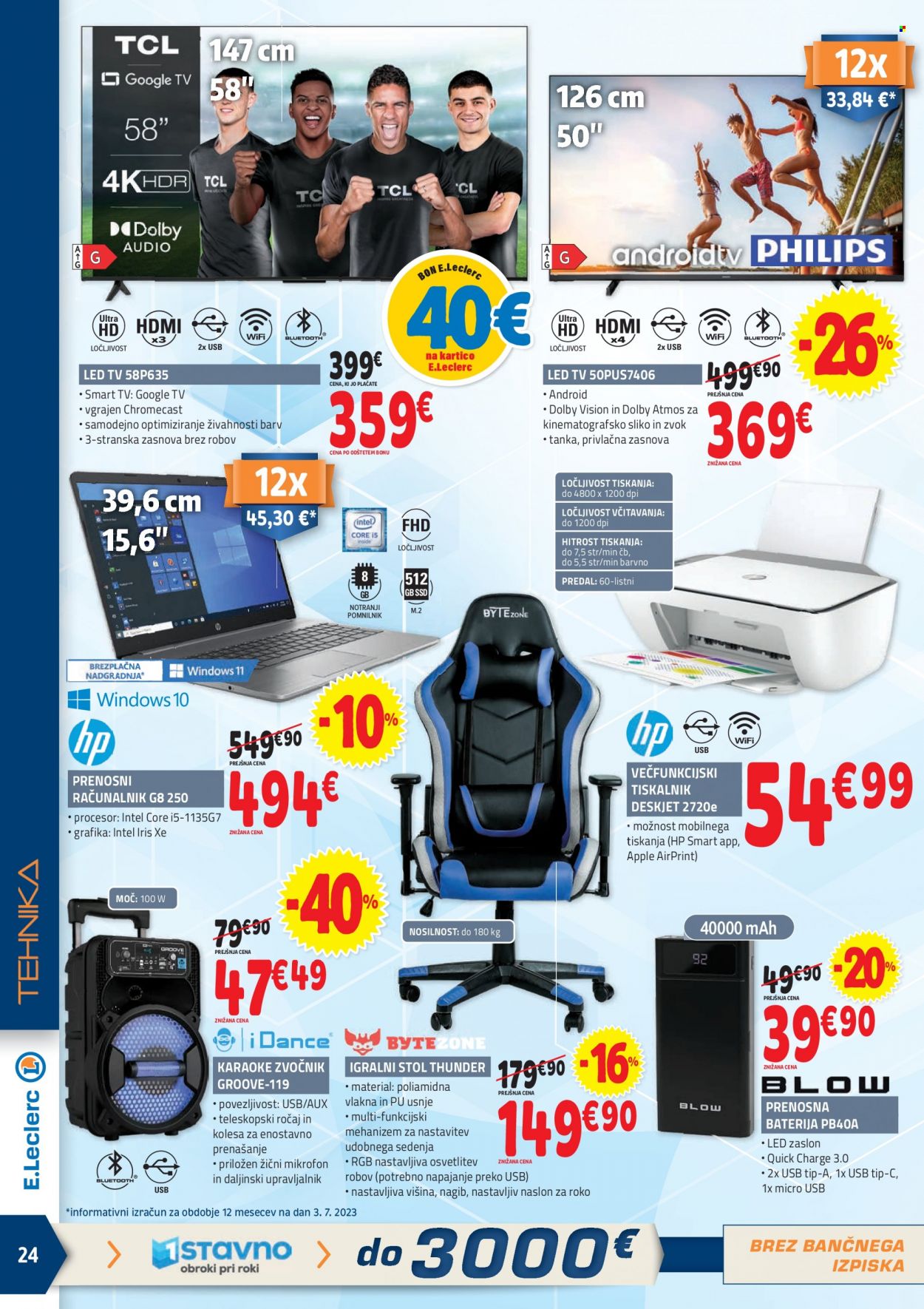 E.Leclerc katalog - 12.7.2023 - 22.7.2023. Stran 24