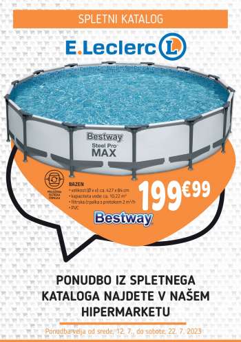 E.Leclerc katalog - 12.7.2023 - 22.7.2023.