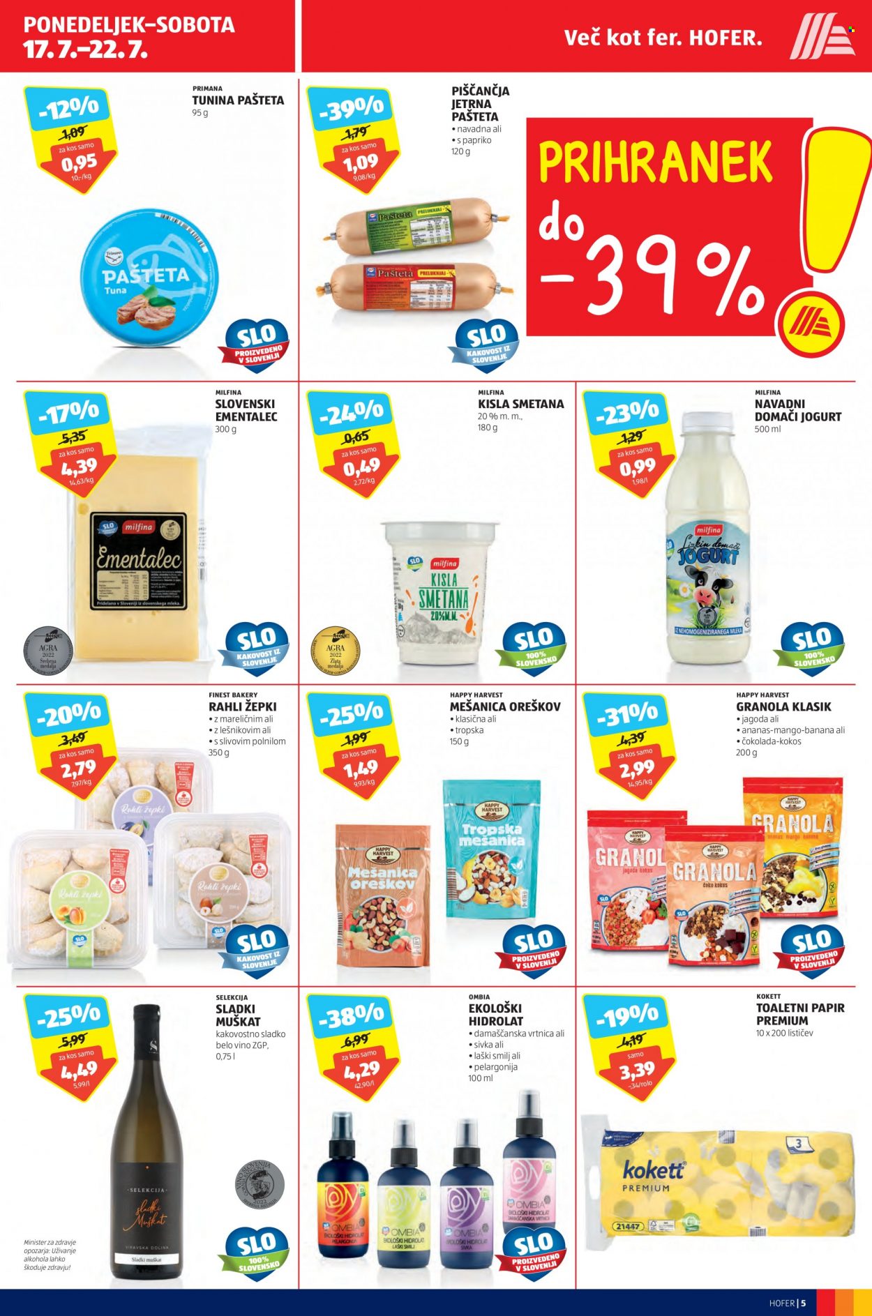 Hofer katalog - 13.7.2023 - 22.7.2023. Stran 5