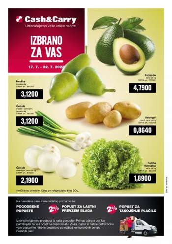 Mercator Cash & Carry katalog - 17.7.2023 - 22.7.2023.