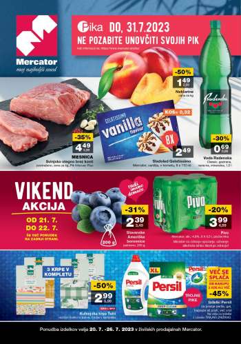 Mercator katalog - 20.7.2023 - 26.7.2023.