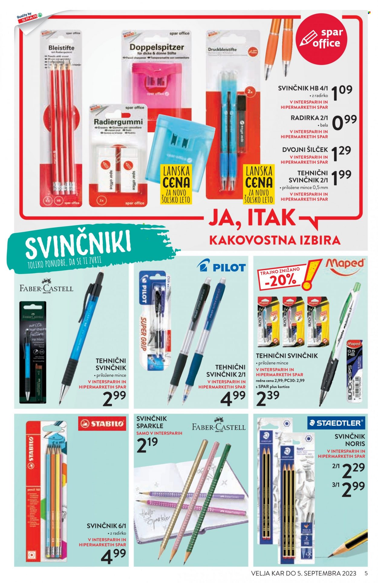 SPAR katalog - 26.7.2023 - 5.9.2023. Stran 5