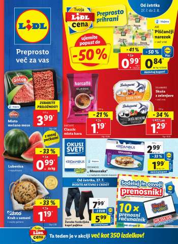 Lidl katalog - 27.7.2023 - 2.8.2023.