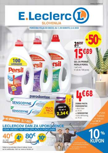 E.Leclerc katalog - 26.7.2023 - 5.8.2023.