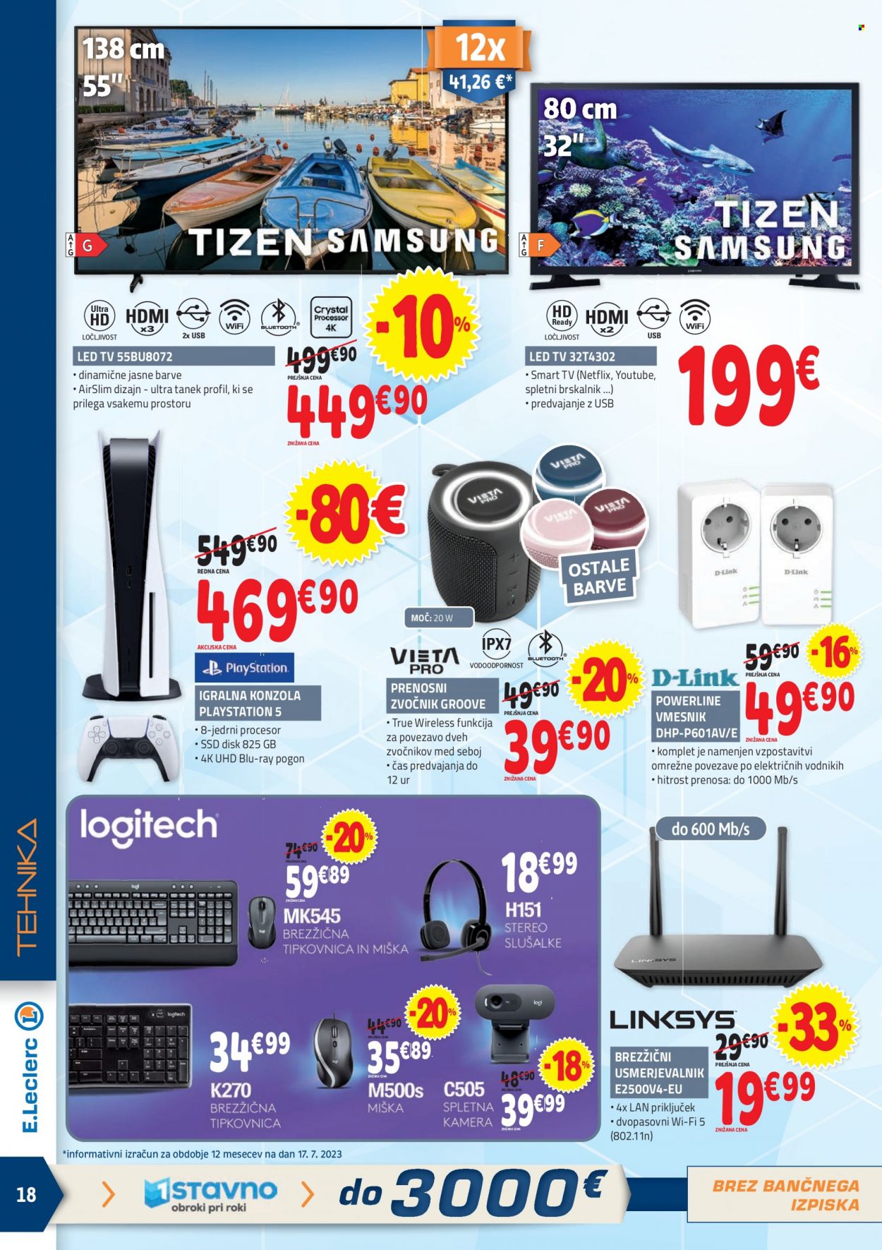 E.Leclerc katalog - 26.7.2023 - 5.8.2023. Stran 18
