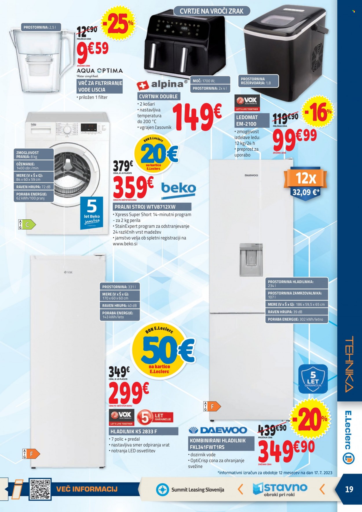 E.Leclerc katalog - 26.7.2023 - 5.8.2023. Stran 19