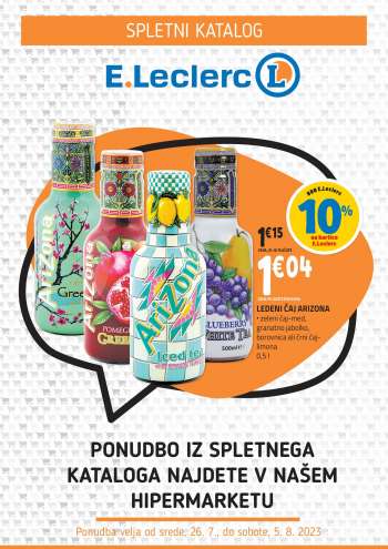 E.Leclerc katalog - 26.7.2023 - 5.8.2023.