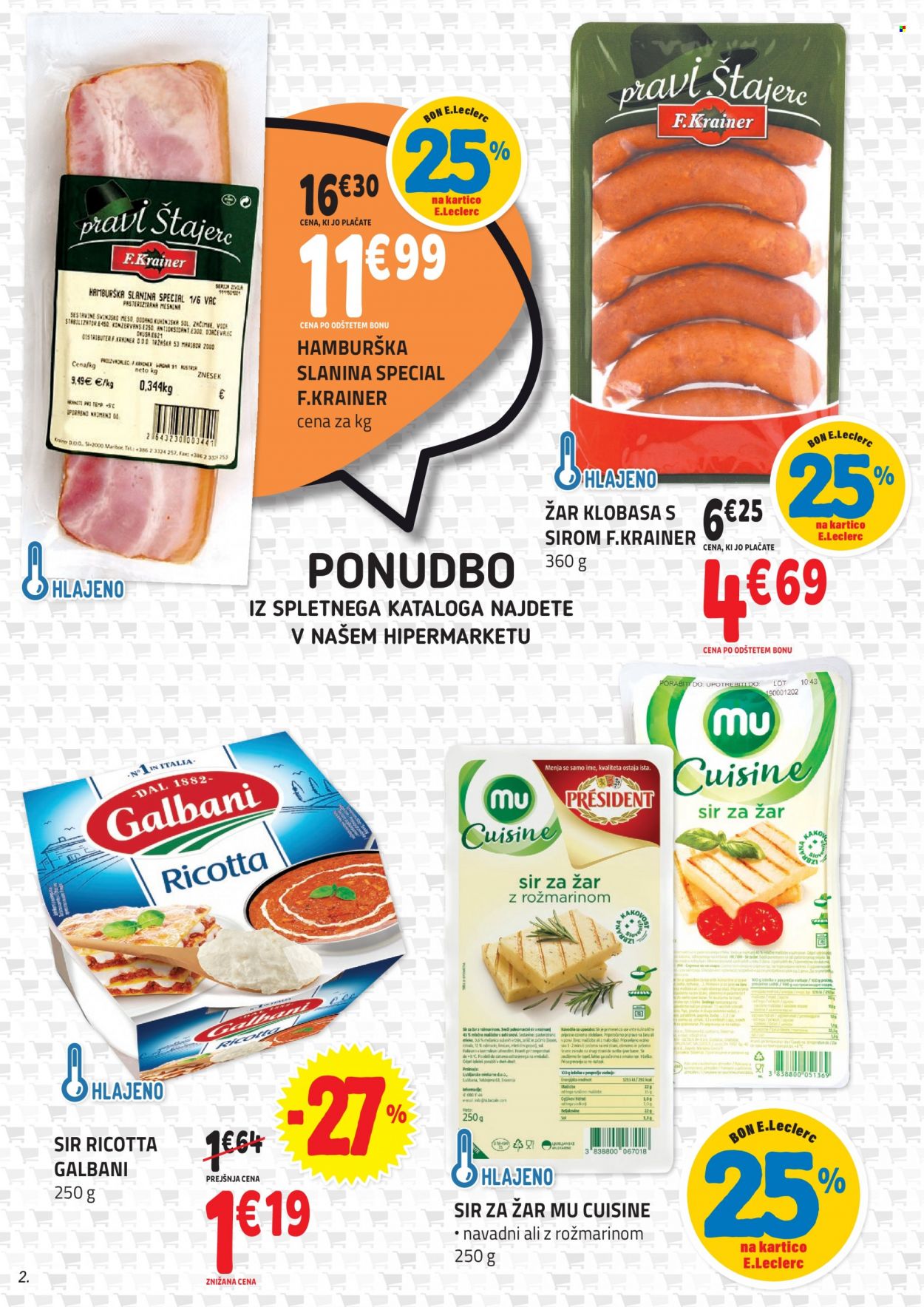 E.Leclerc katalog - 26.7.2023 - 5.8.2023. Stran 2