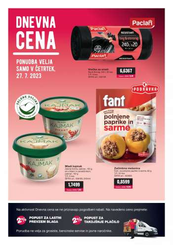 Mercator katalog - 27.7.2023 - 27.7.2023.