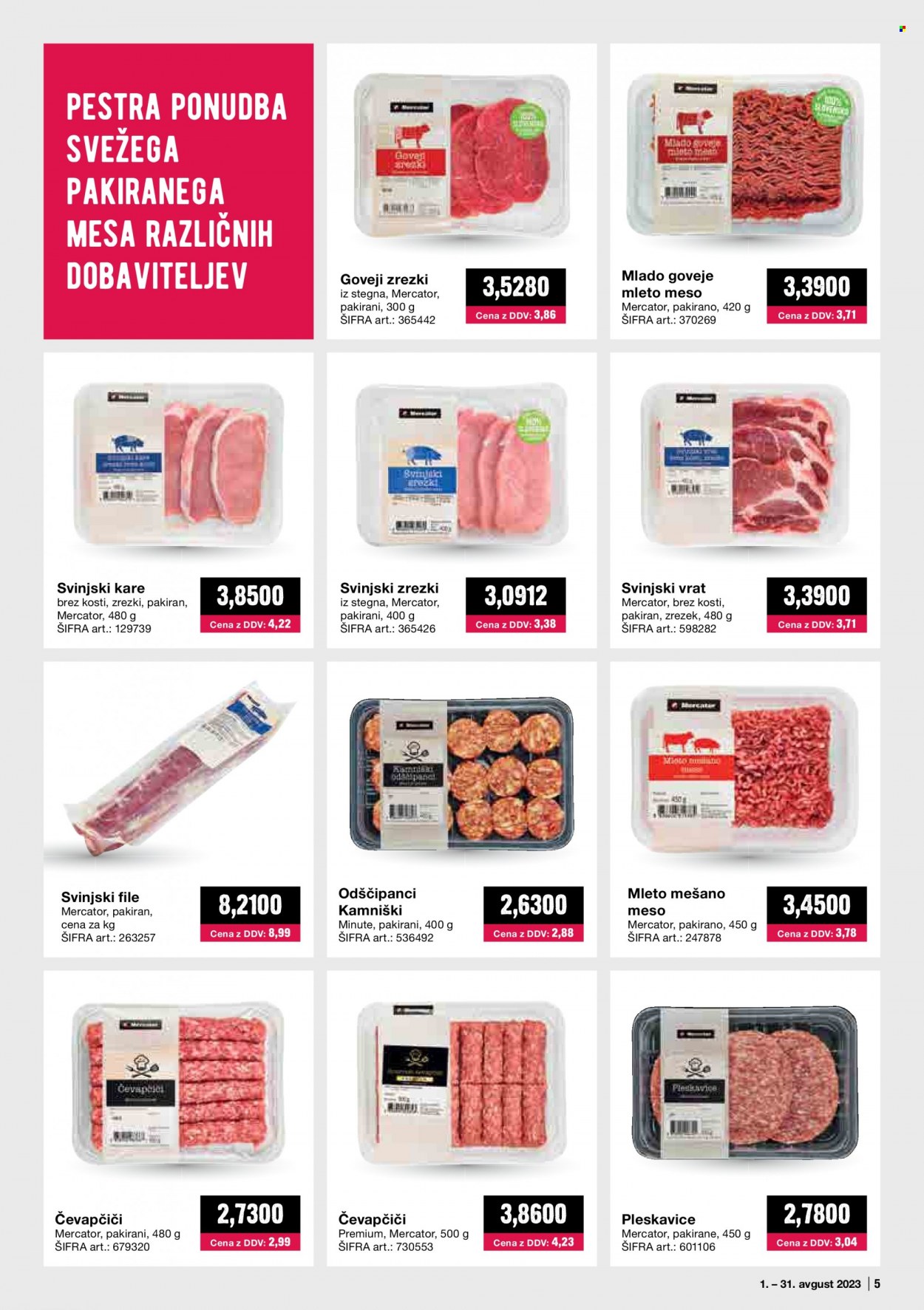 Mercator Cash & Carry katalog - 1.8.2023 - 31.8.2023. Stran 5