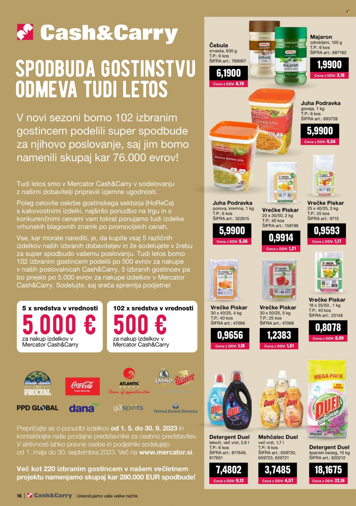 Mercator Cash & Carry katalog - 1.8.2023 - 31.8.2023. Stran 16