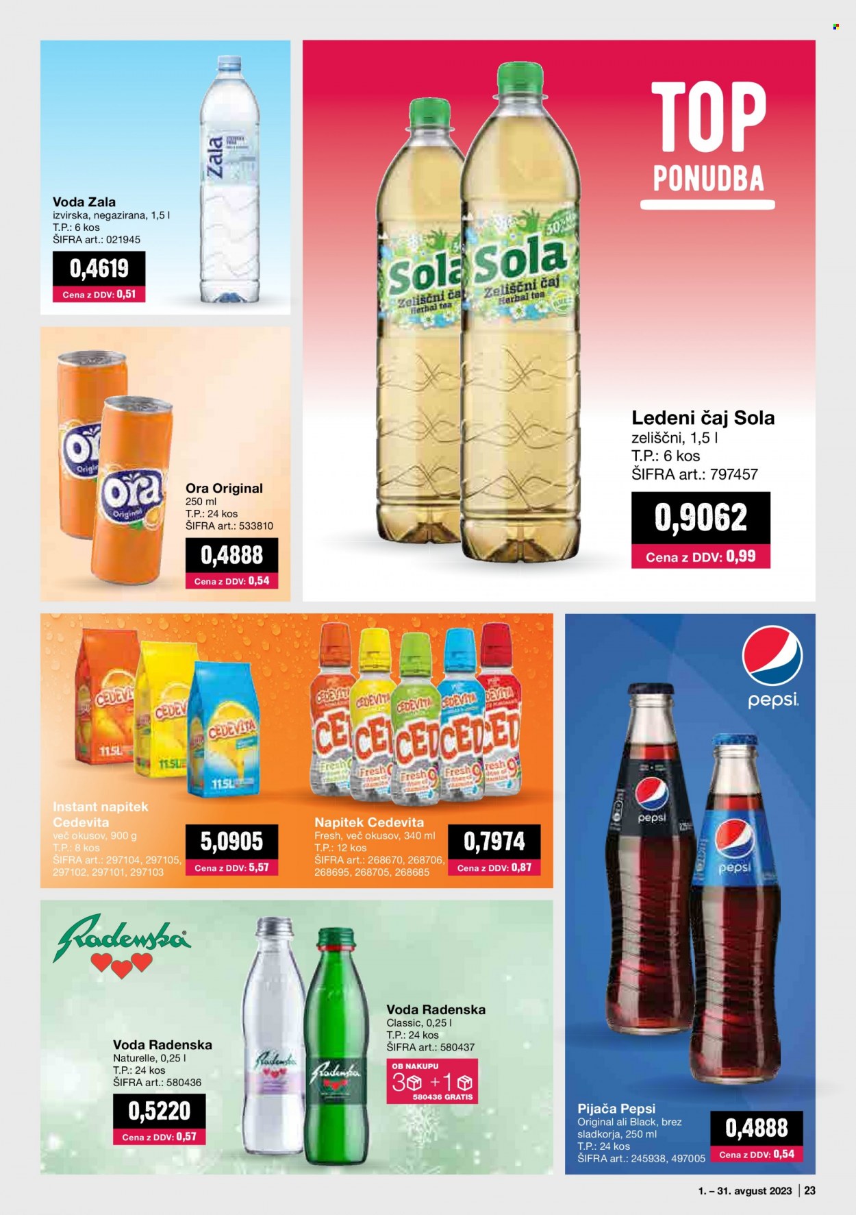 Mercator Cash & Carry katalog - 1.8.2023 - 31.8.2023. Stran 23