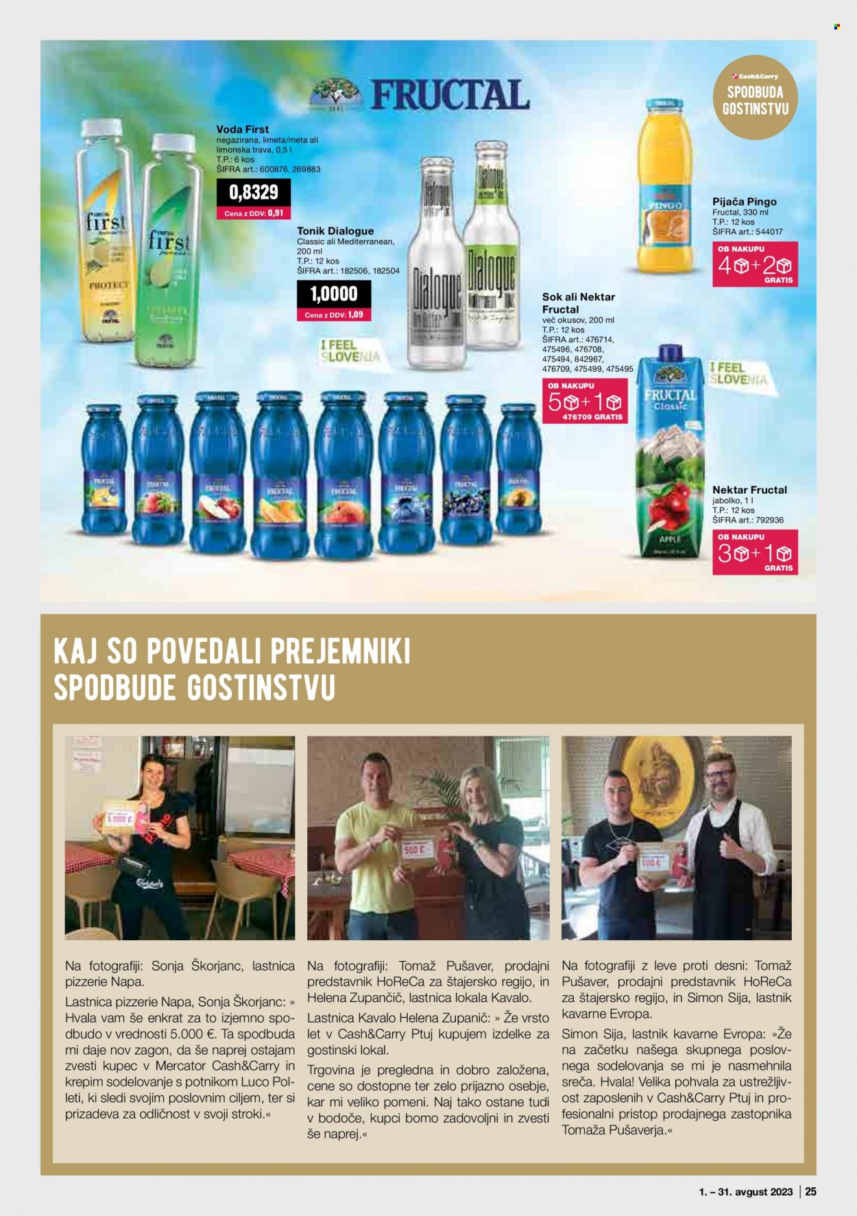 Mercator Cash & Carry katalog - 1.8.2023 - 31.8.2023. Stran 25