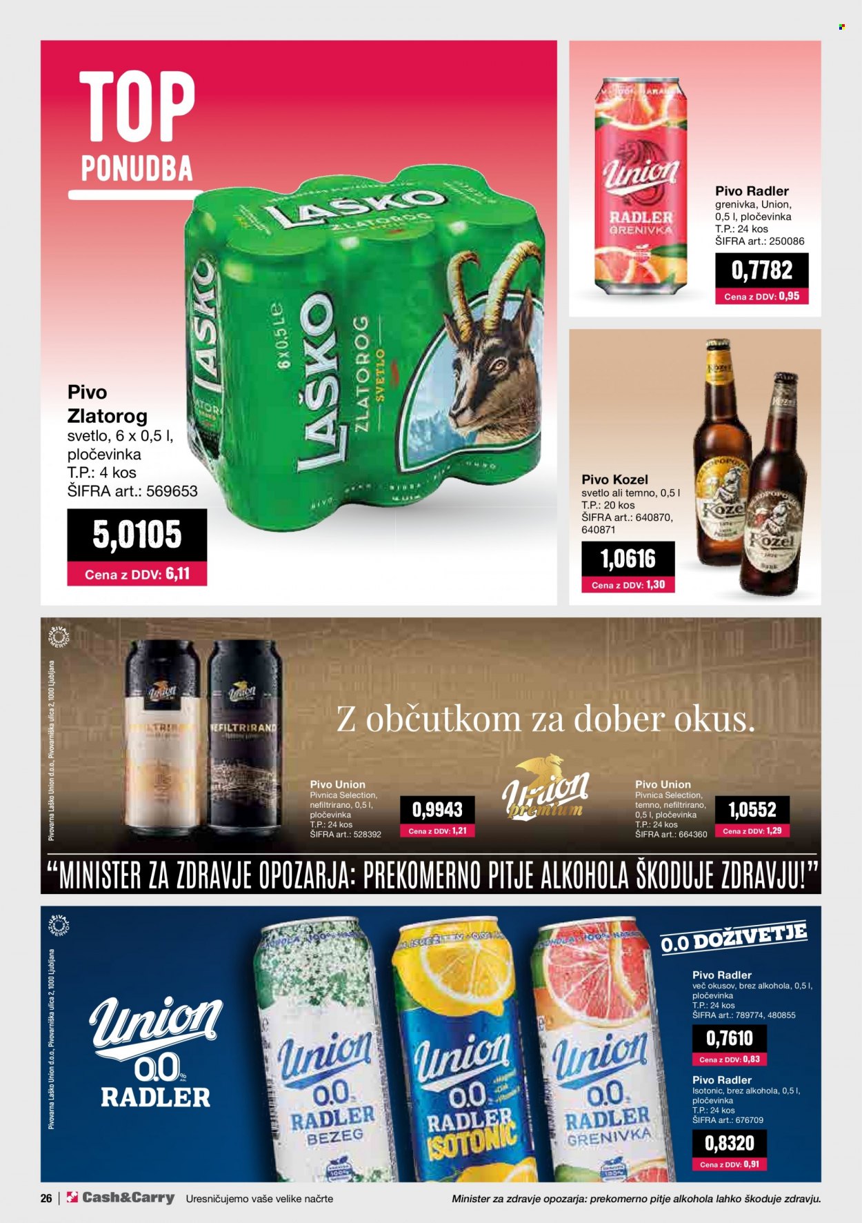 Mercator Cash & Carry katalog - 1.8.2023 - 31.8.2023. Stran 26